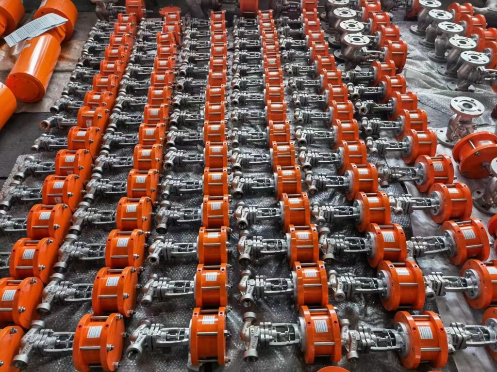 pneumatic globe valves